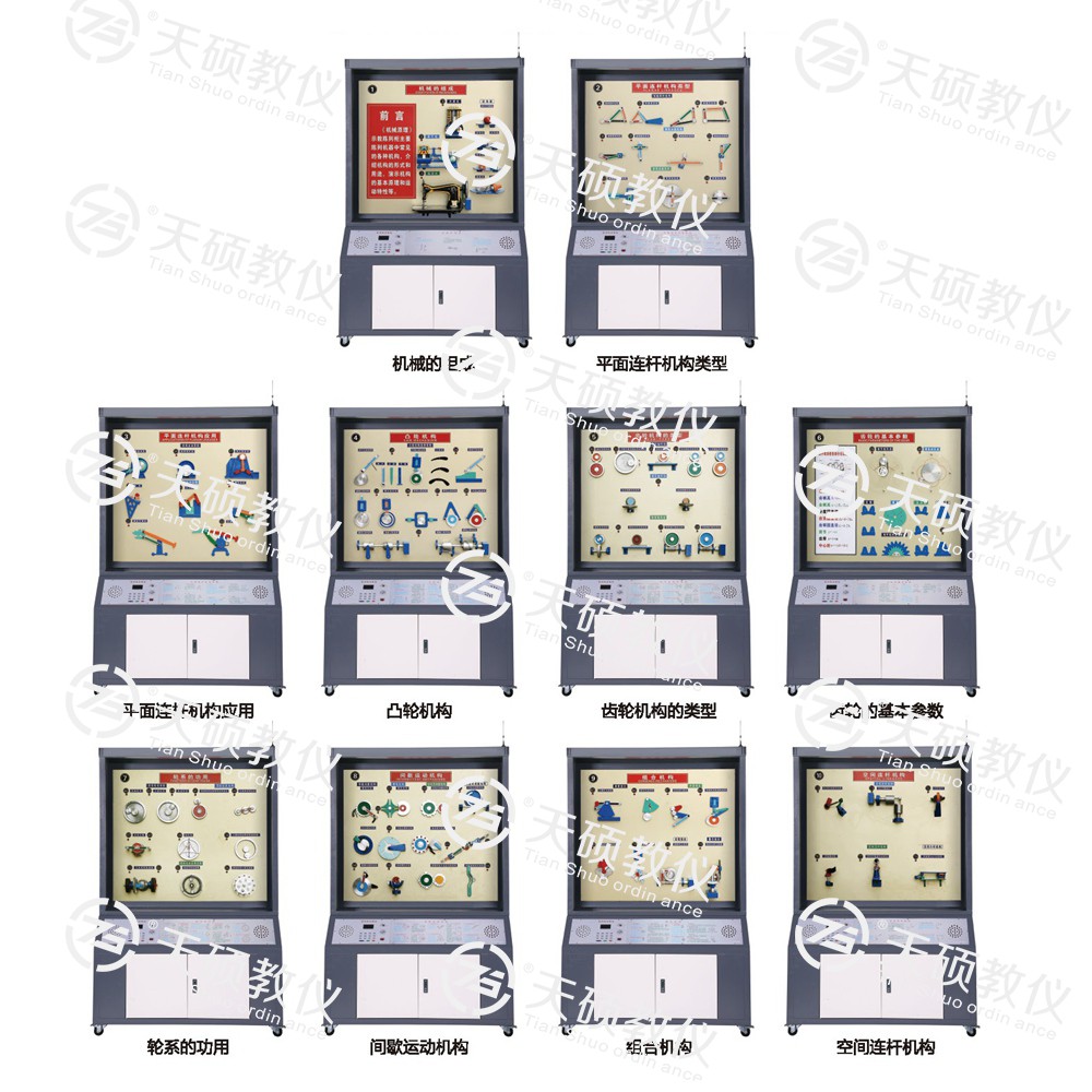 TSSMT-1型 機械原理陳列柜（10個分柜，帶智能語音講解）